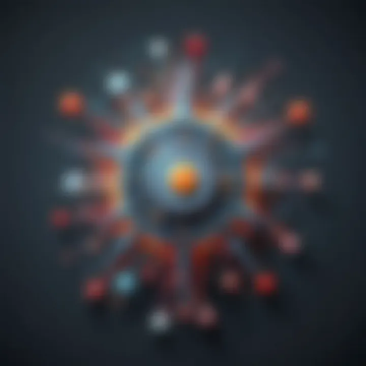 An abstract representation of health and vitality