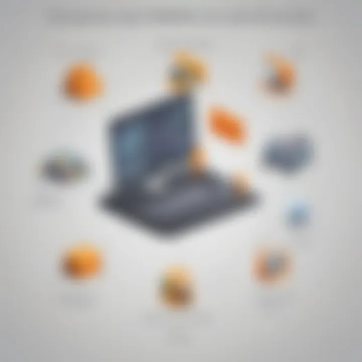 Artistic depiction of various training expenses for PMP certification