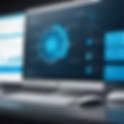 An overview of Salesforce CRM interface showcasing automation features.