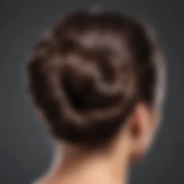 Sleek and polished twisted bun hairstyle