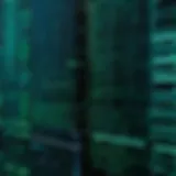 Visual representation of a matrix with rows and columns