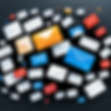 A visual representation of various types of invalid email addresses.