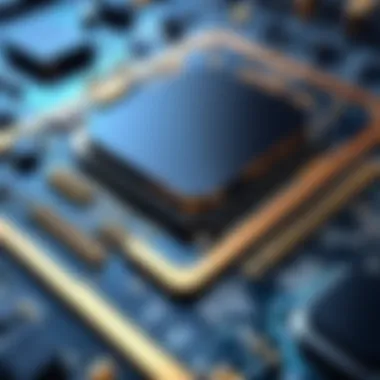 A visual representation of semiconductor applications in various electronic devices.