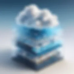 Illustration of the cloud computing stack layers