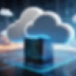 Illustration of cloud security architecture