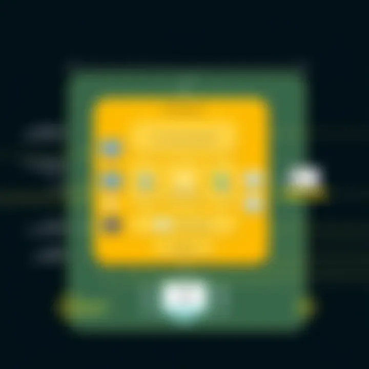 Diagram illustrating the architecture of an operating system