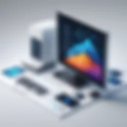 Conceptual illustration of development software architecture