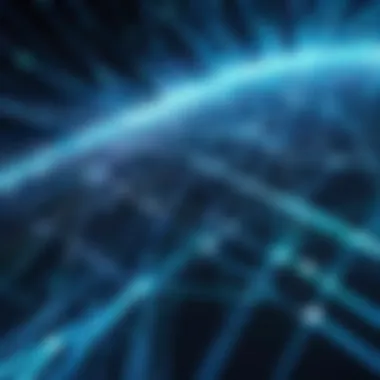 Futuristic Fibre Optic Networks Futuristic concept of fibre optic networks in digital communication