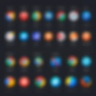 Comparison chart of different browser types