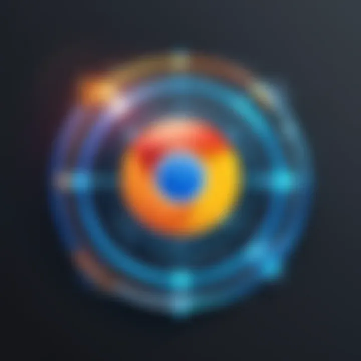 Visual representation of security features in browsers