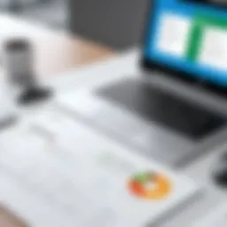 Visual representation of finish-to-start dependency