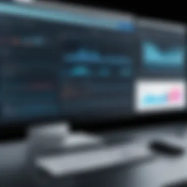 Illustration showing the SAS software interface with data visualizations