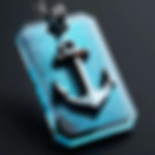 Illustration of an anchor tag within HTML code highlighting its structure