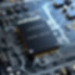 An intricate schematic of a digital encoder circuit