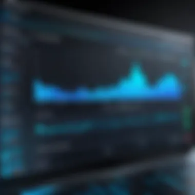 Performance tuning metrics displayed on a digital dashboard