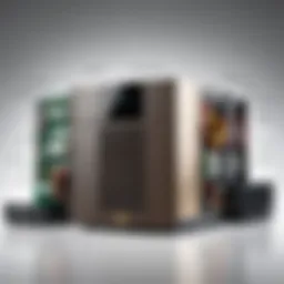 Diagram illustrating the UPS system components