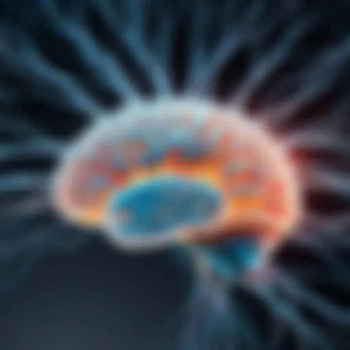 Illustration depicting brain synapses firing during critical thinking