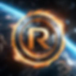 Digital Composition of Unreal Engine Logo in Cosmic Setting