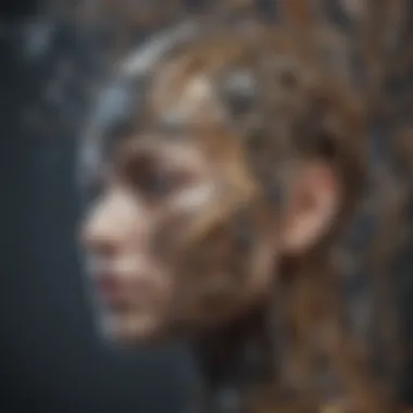 The Organic Growth of Unsupervised Machine Learning Conceptual visualization of unsupervised machine learning in action
