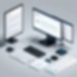 Illustration showcasing various security methodologies in webpage testing