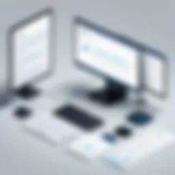 Illustration showcasing various security methodologies in webpage testing