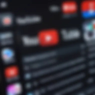 Key Features of the YouTube App Highlighting the various features available within the YouTube app